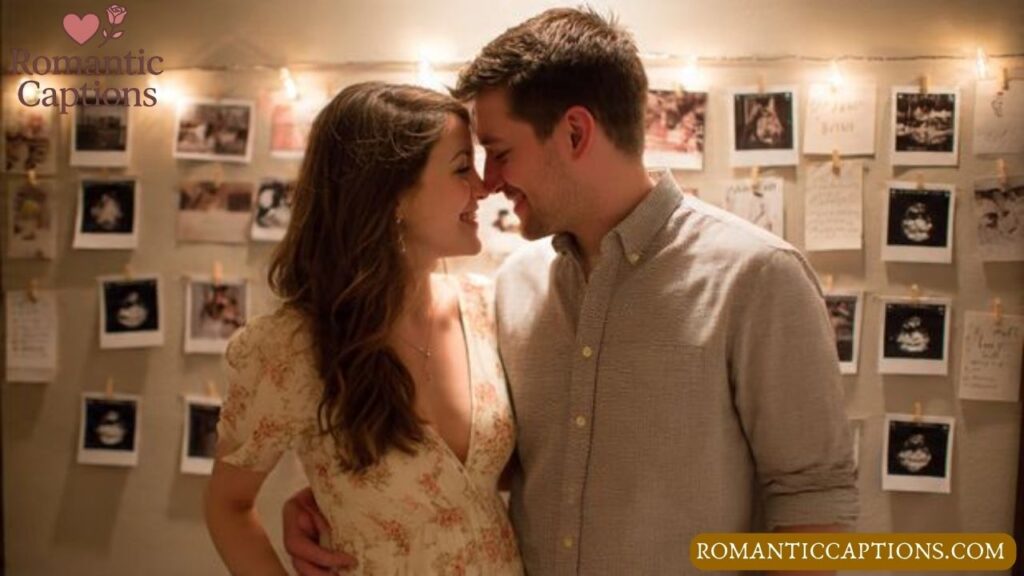 Romantic Baby Announcement Captions