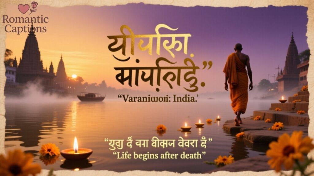 Varanasi quotes for Instagram
