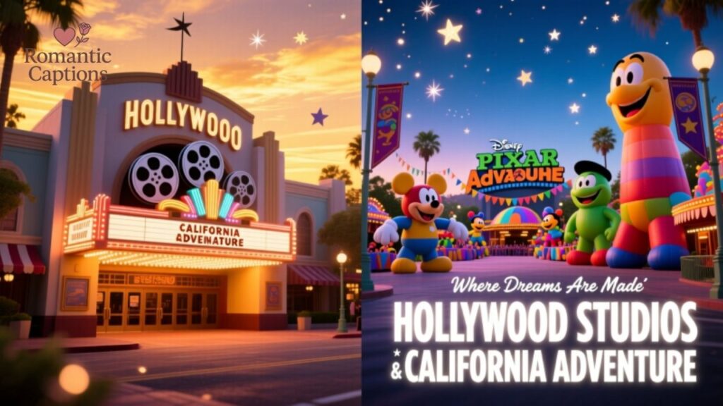 Hollywood Studios & California Adventure Captions