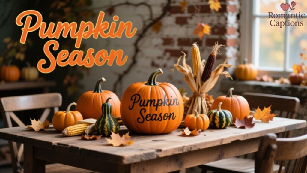 Pumpkin Season Instagram Captions