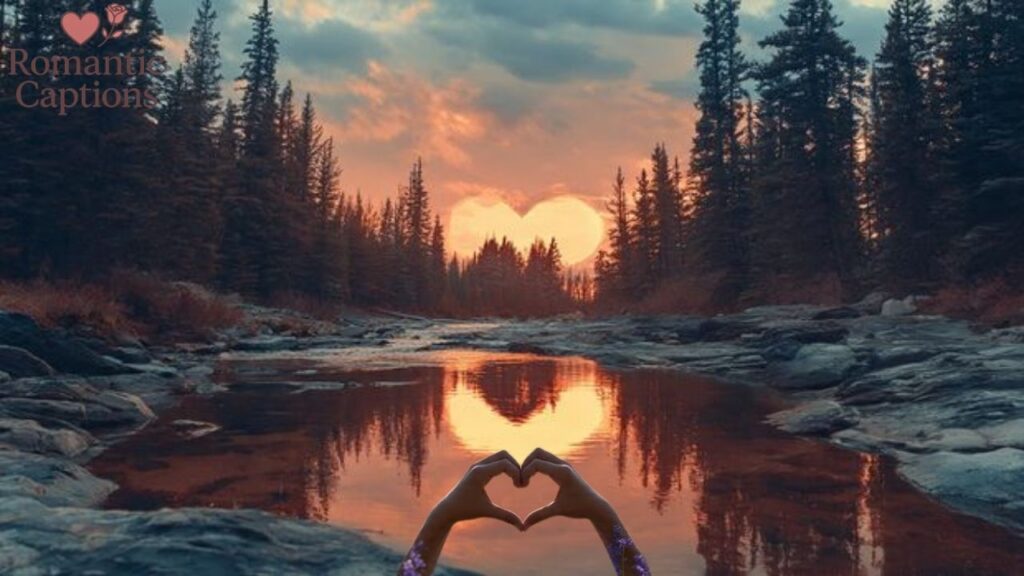 Inspiring Love Captions from the Heart of Nature