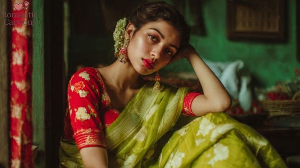 Saree Captions for Instagram in Marathi