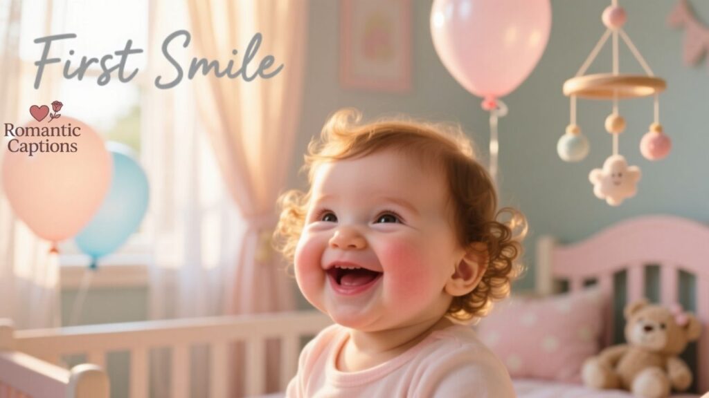 Short Captions for Baby Girl Smile