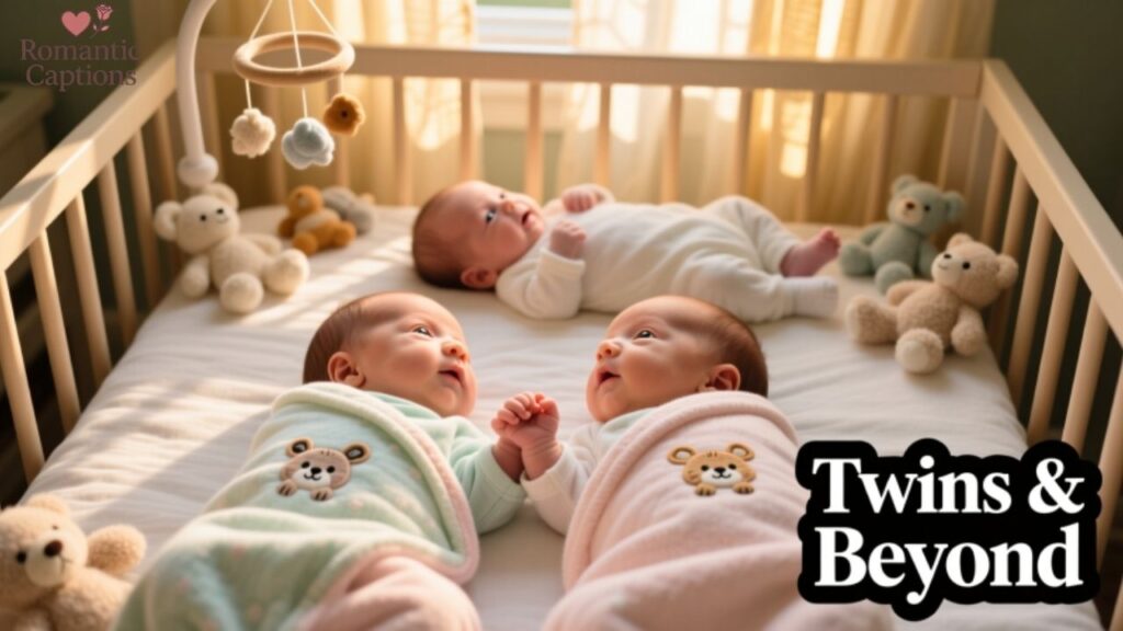 Captions for Twin and Multiple Babies