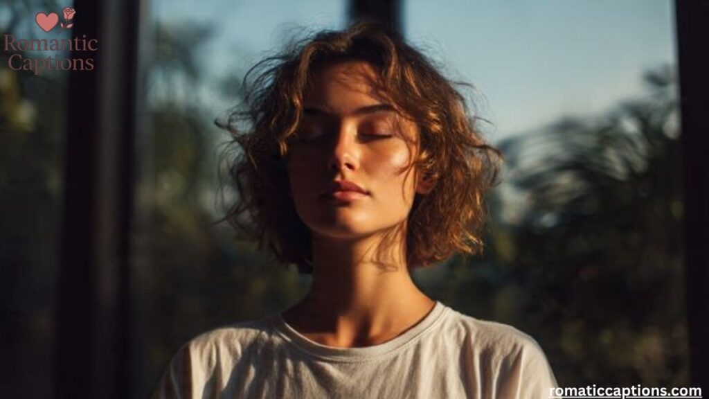 Motivational Chastity Captions About Calm and Clarity