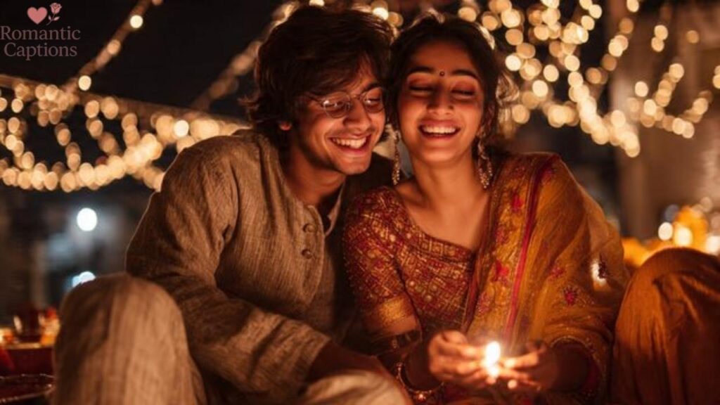 Short Diwali couple captions for Instagram
