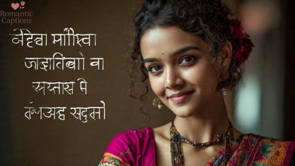 Marathi caption for Instagram for girl