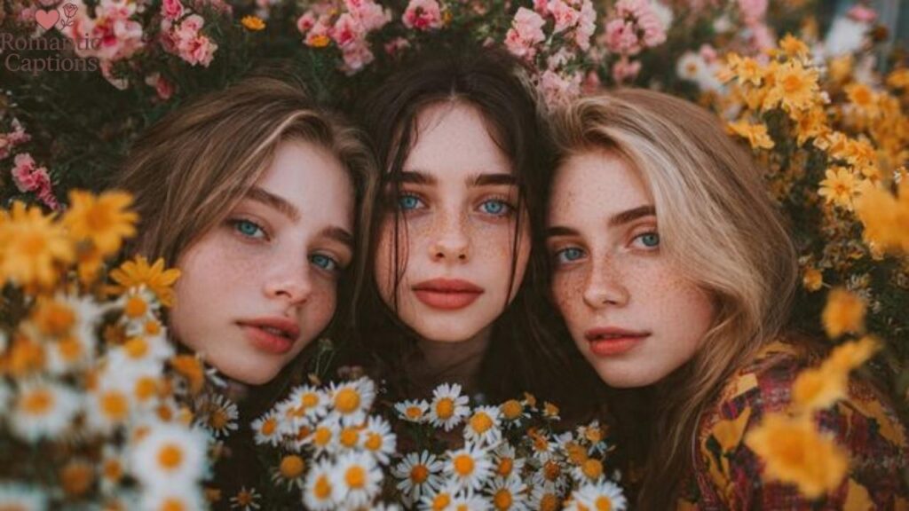 Aesthetic Flower Captions for Instagram with Friends