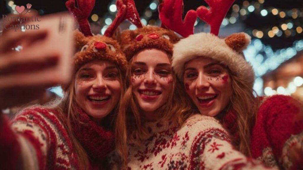 Short Christmas captions for Instagram with friends