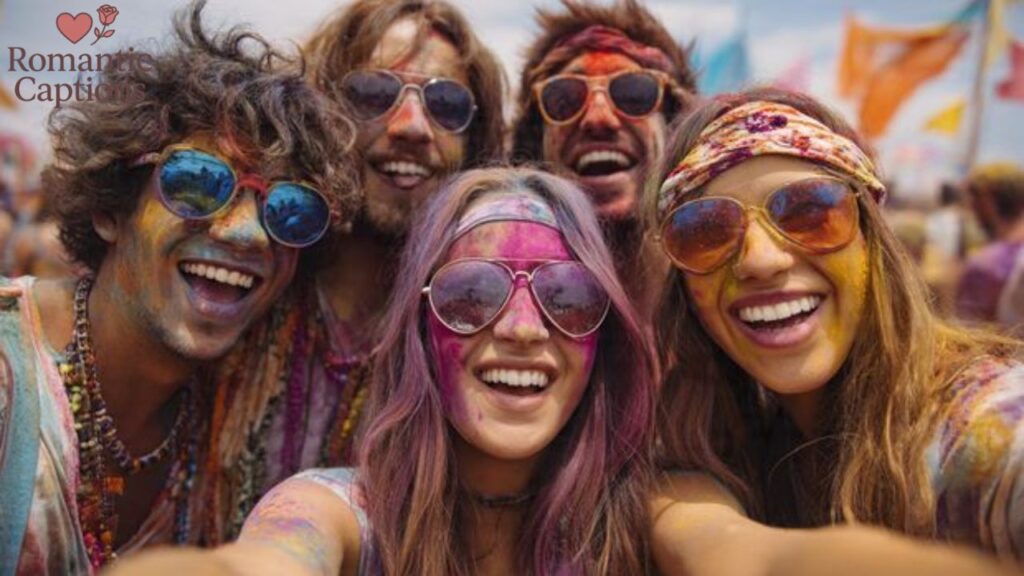 Festival Fun Captions for Crazy Friend Moments