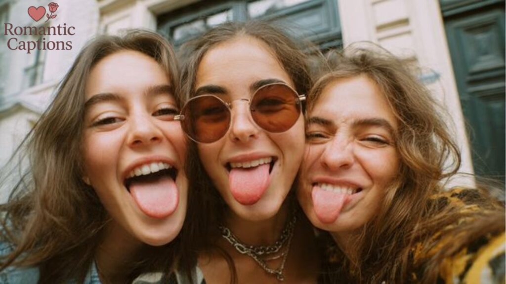 One Word Crazy Friends Captions for Instagram