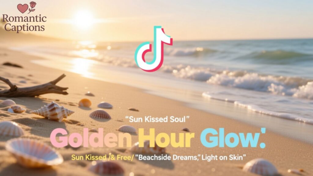 Short Sun Kissed Captions for TikTok