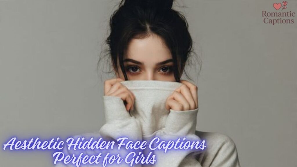Aesthetic Hidden Face Captions Perfect for Girls