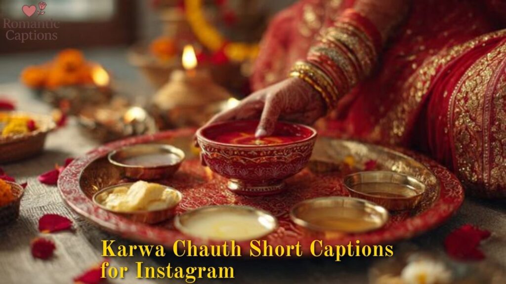 Karwa Chauth Short Captions for Instagram
