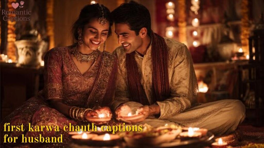 first karwa chauth captions for husband
