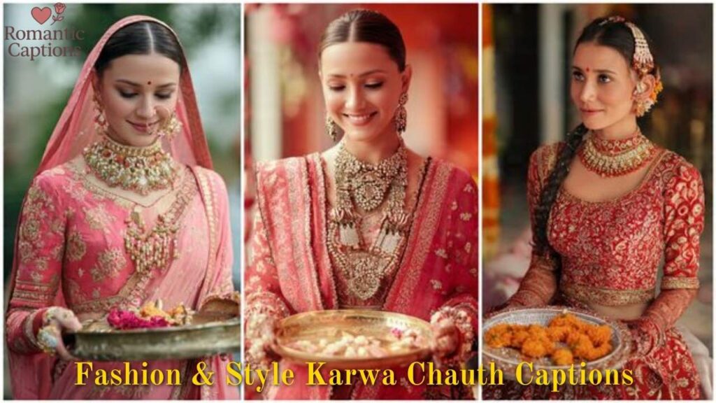 Fashion & Style Karwa Chauth Captions