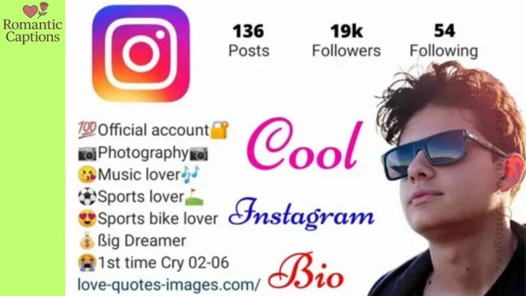 Cool Instagram Bio for Boys 