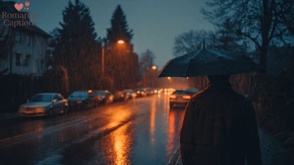 Rainy Evening Captions for Instagram