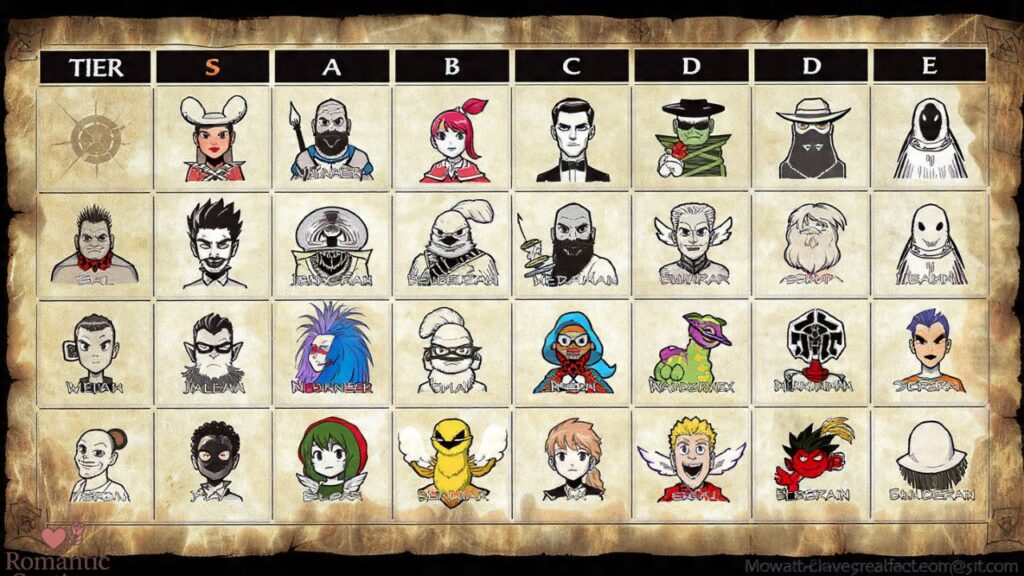 Gladihoppers Secret Names Tier List