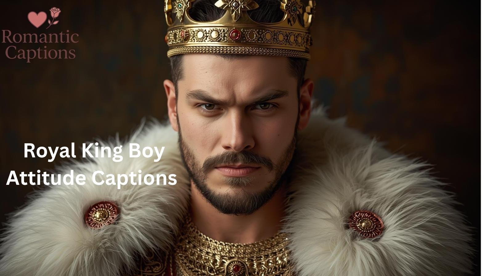 Royal King Boy Attitude Captions and Quotes