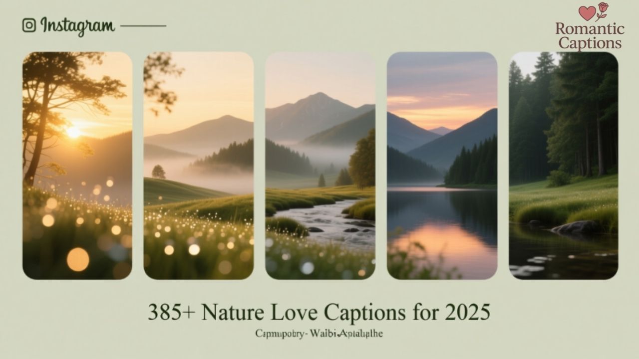 Nature Love Captions for Instagram