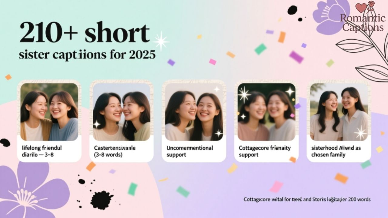 Sister Short Captions for Instagram