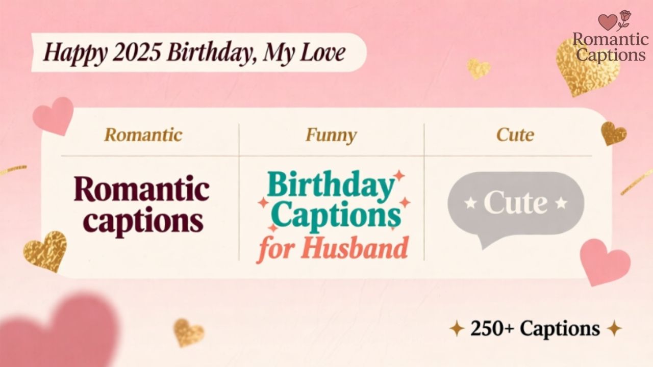Birthday Captions for Husband