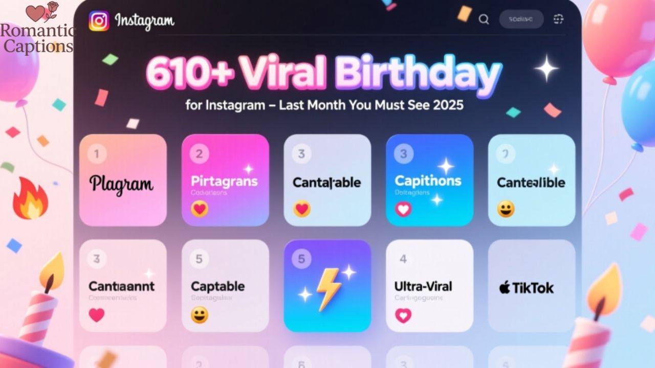 Birthday Captions for Instagram