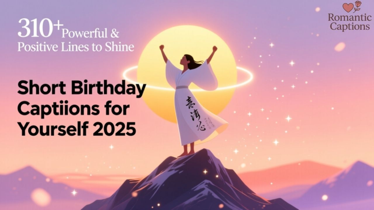 Short Birthday Captions for Yourself