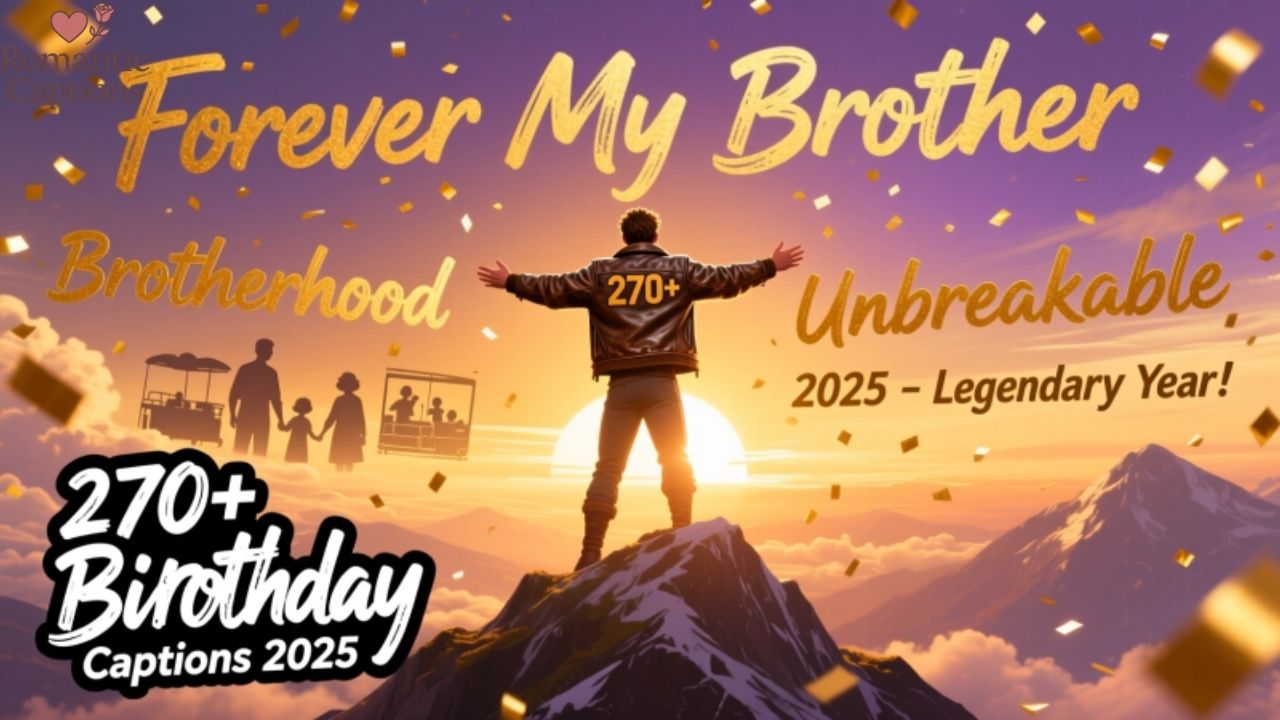 Brother Birthday Captions