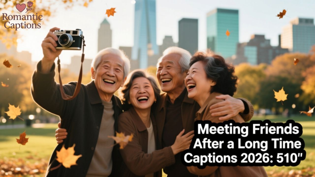 Meeting Friends After a Long Time Captions