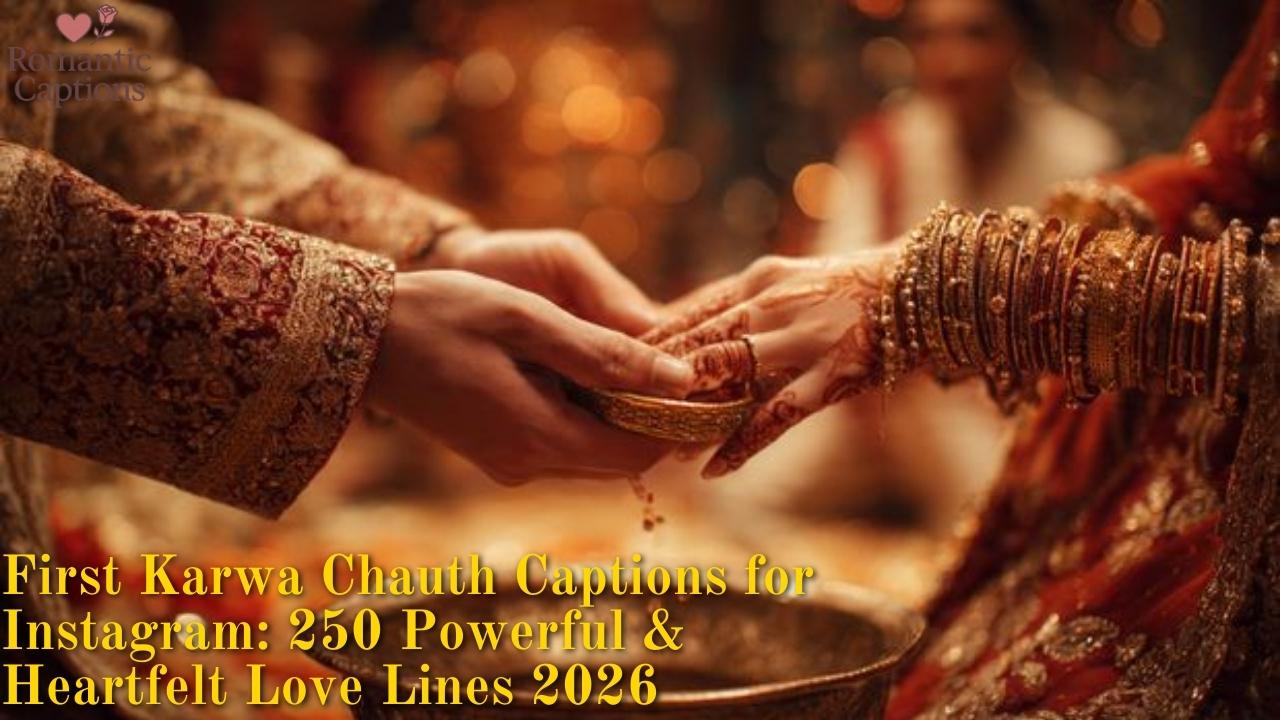 First Karwa Chauth Captions for Instagram