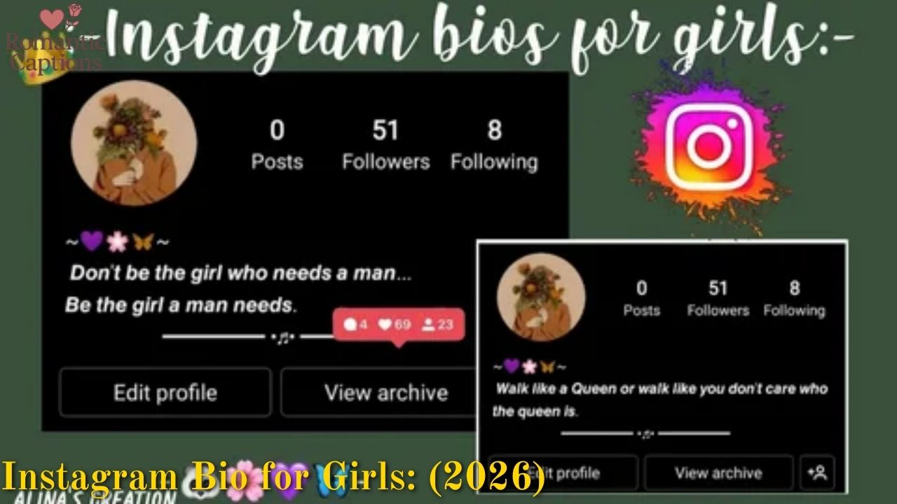 Instagram Bio for Girls