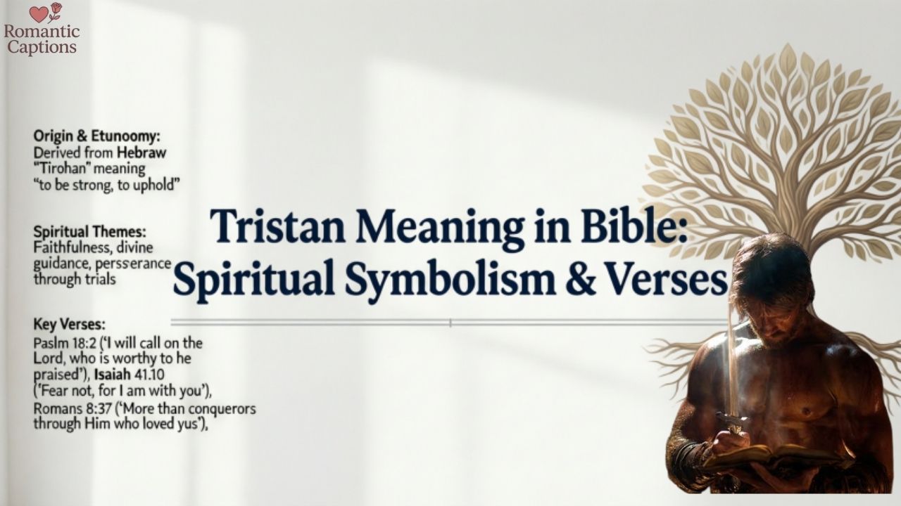 Tristan Meaning in Bible